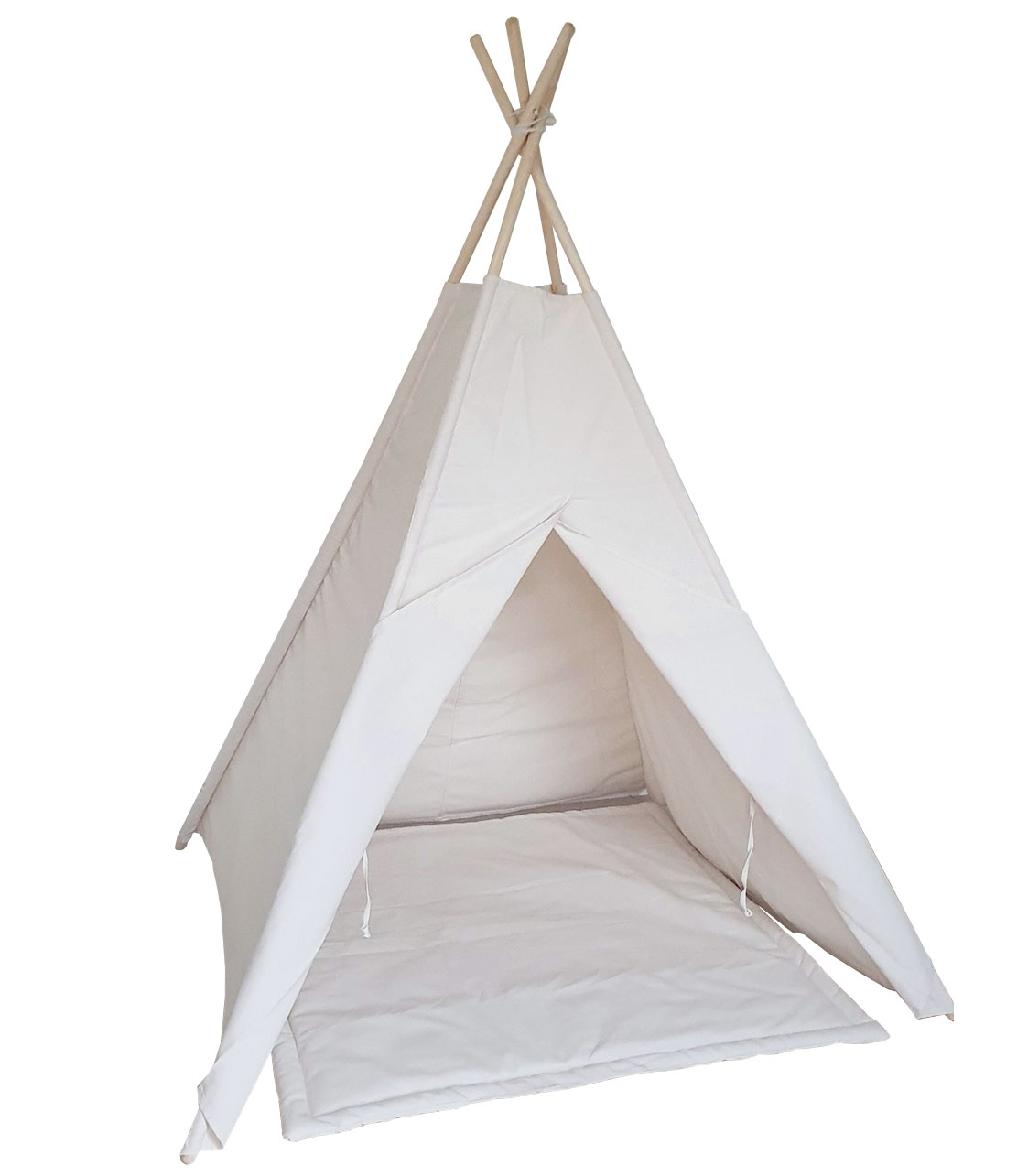 Ivory-canvas-teepee-set